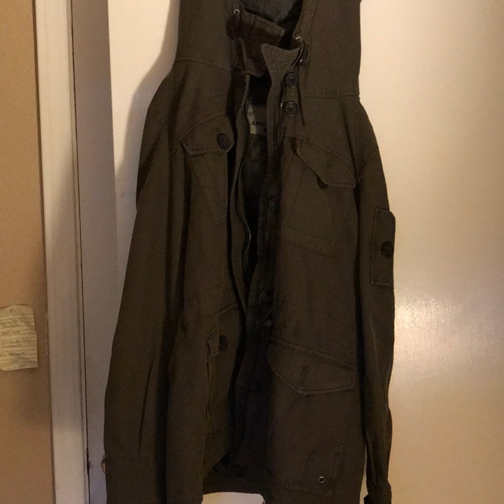 Green levis jacket